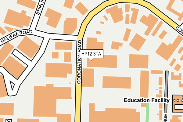 HP12 3TA map - OS OpenMap – Local (Ordnance Survey)
