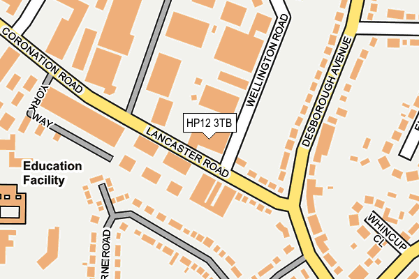 HP12 3TB map - OS OpenMap – Local (Ordnance Survey)