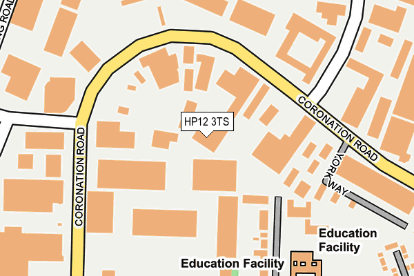 HP12 3TS map - OS OpenMap – Local (Ordnance Survey)