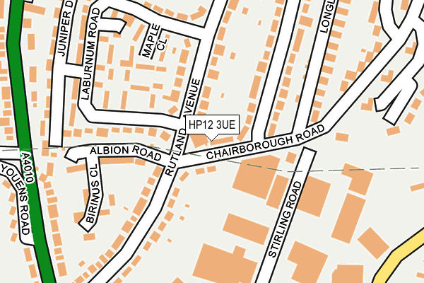 HP12 3UE map - OS OpenMap – Local (Ordnance Survey)