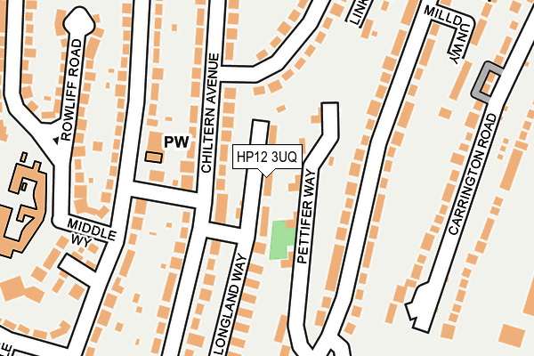 HP12 3UQ map - OS OpenMap – Local (Ordnance Survey)