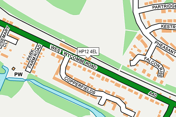 HP12 4EL map - OS OpenMap – Local (Ordnance Survey)