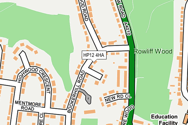 HP12 4HA map - OS OpenMap – Local (Ordnance Survey)