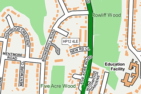 HP12 4LE map - OS OpenMap – Local (Ordnance Survey)