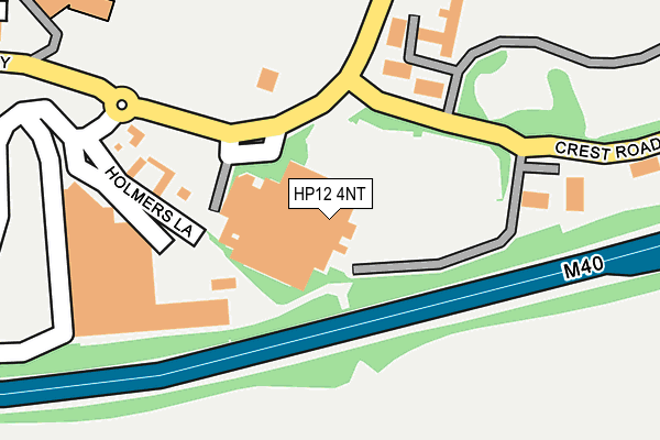 HP12 4NT map - OS OpenMap – Local (Ordnance Survey)