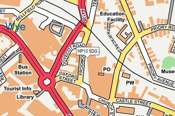 HP13 5DG map - OS OpenMap – Local (Ordnance Survey)