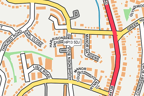 HP13 5DJ map - OS OpenMap – Local (Ordnance Survey)