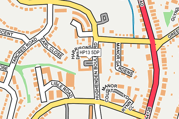 HP13 5DP map - OS OpenMap – Local (Ordnance Survey)