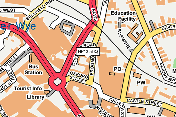 HP13 5DQ map - OS OpenMap – Local (Ordnance Survey)