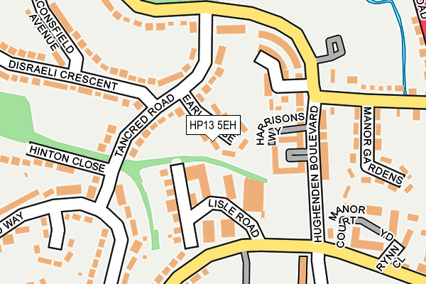 HP13 5EH map - OS OpenMap – Local (Ordnance Survey)