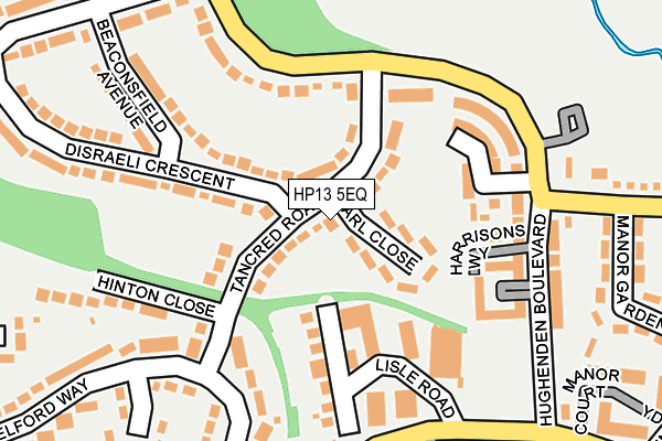 HP13 5EQ map - OS OpenMap – Local (Ordnance Survey)