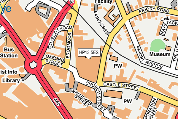 HP13 5ES map - OS OpenMap – Local (Ordnance Survey)