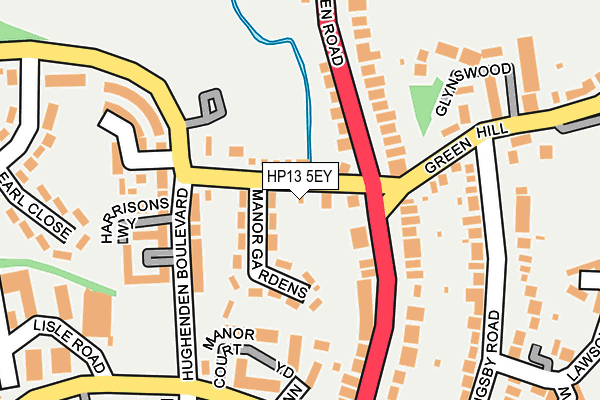 HP13 5EY map - OS OpenMap – Local (Ordnance Survey)