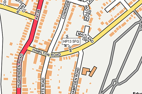 HP13 5FG map - OS OpenMap – Local (Ordnance Survey)