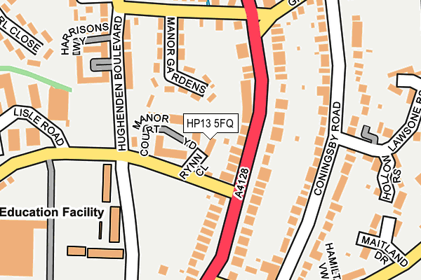 HP13 5FQ map - OS OpenMap – Local (Ordnance Survey)