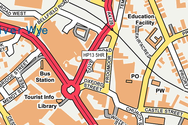 HP13 5HR map - OS OpenMap – Local (Ordnance Survey)