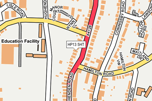 HP13 5HT map - OS OpenMap – Local (Ordnance Survey)