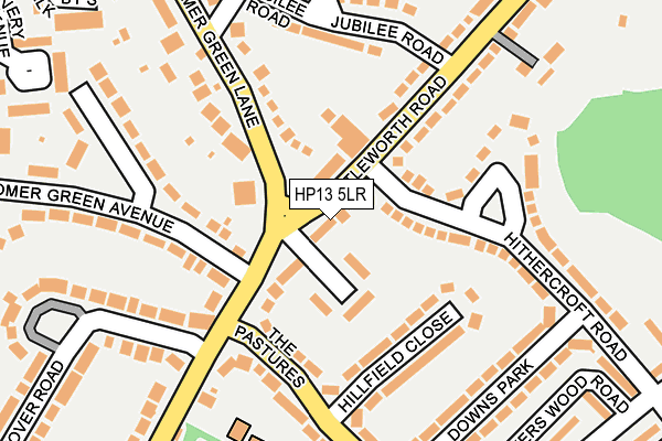 HP13 5LR map - OS OpenMap – Local (Ordnance Survey)
