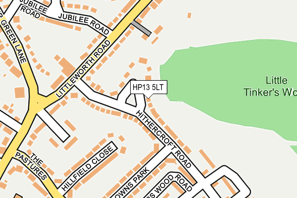 HP13 5LT map - OS OpenMap – Local (Ordnance Survey)