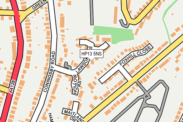 HP13 5NS map - OS OpenMap – Local (Ordnance Survey)