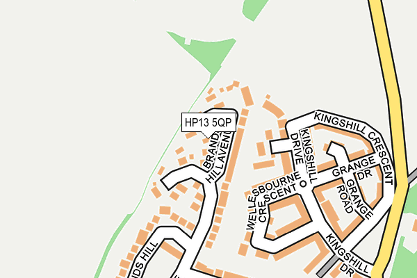 HP13 5QP map - OS OpenMap – Local (Ordnance Survey)