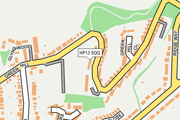 HP13 5QQ map - OS OpenMap – Local (Ordnance Survey)