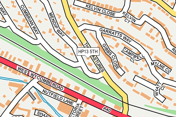 HP13 5TH map - OS OpenMap – Local (Ordnance Survey)