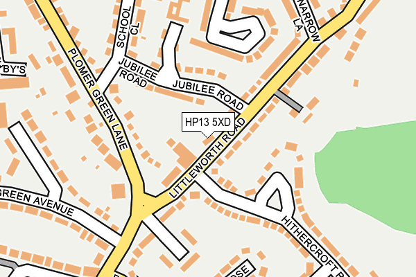 HP13 5XD map - OS OpenMap – Local (Ordnance Survey)