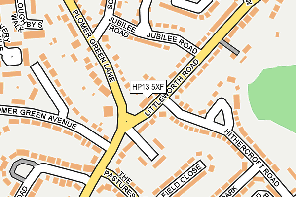 HP13 5XF map - OS OpenMap – Local (Ordnance Survey)