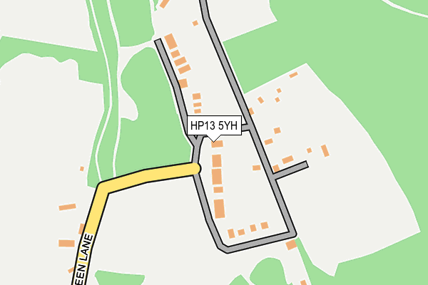 HP13 5YH map - OS OpenMap – Local (Ordnance Survey)