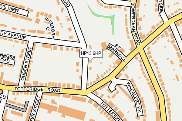 HP13 6HP map - OS OpenMap – Local (Ordnance Survey)