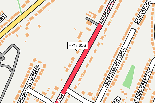 HP13 6QS map - OS OpenMap – Local (Ordnance Survey)
