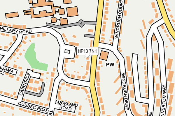 HP13 7NH map - OS OpenMap – Local (Ordnance Survey)