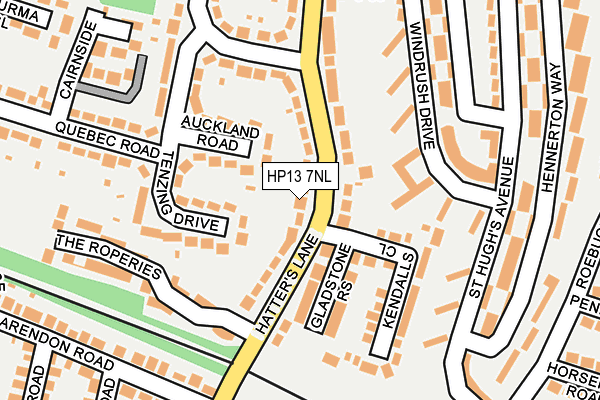 HP13 7NL map - OS OpenMap – Local (Ordnance Survey)