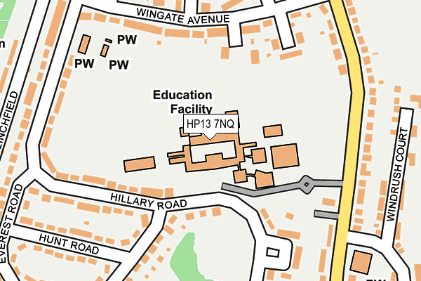 HP13 7NQ map - OS OpenMap – Local (Ordnance Survey)