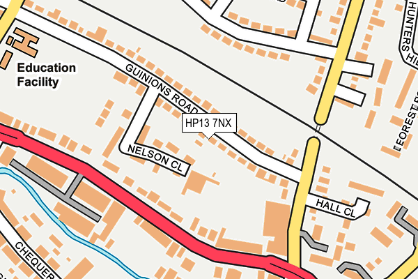 HP13 7NX map - OS OpenMap – Local (Ordnance Survey)