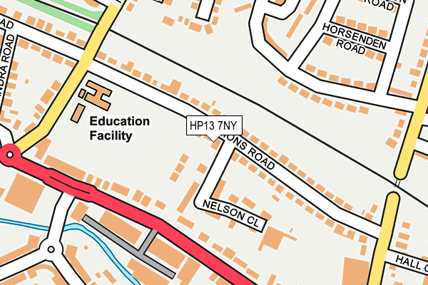 HP13 7NY map - OS OpenMap – Local (Ordnance Survey)