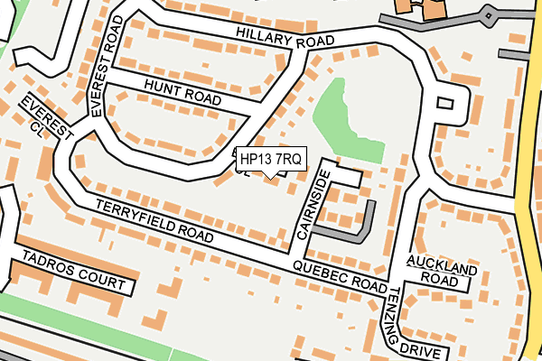 HP13 7RQ map - OS OpenMap – Local (Ordnance Survey)