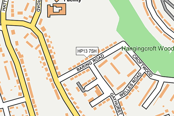 HP13 7SH map - OS OpenMap – Local (Ordnance Survey)