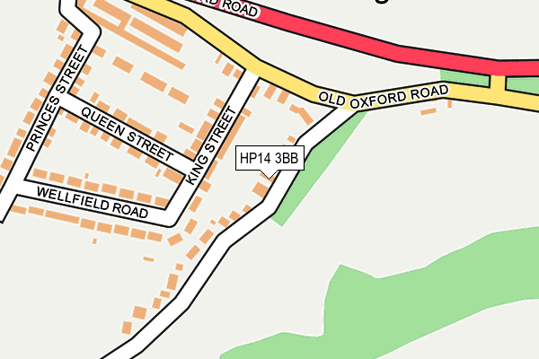 HP14 3BB map - OS OpenMap – Local (Ordnance Survey)