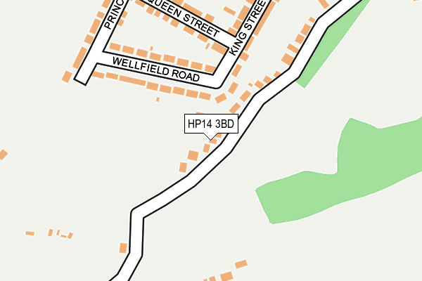 HP14 3BD map - OS OpenMap – Local (Ordnance Survey)