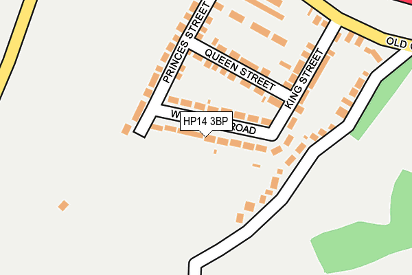 HP14 3BP map - OS OpenMap – Local (Ordnance Survey)