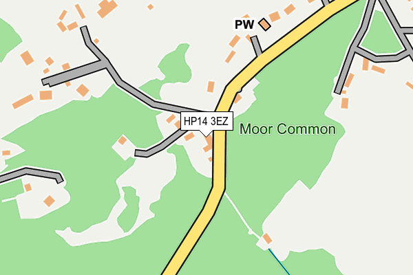 HP14 3EZ map - OS OpenMap – Local (Ordnance Survey)