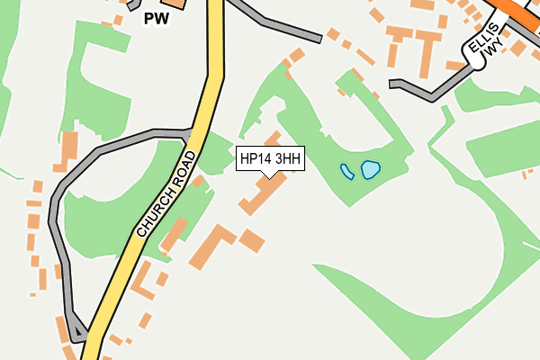HP14 3HH map - OS OpenMap – Local (Ordnance Survey)