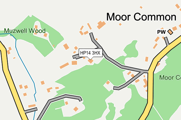 HP14 3HX map - OS OpenMap – Local (Ordnance Survey)