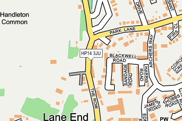 HP14 3JU map - OS OpenMap – Local (Ordnance Survey)