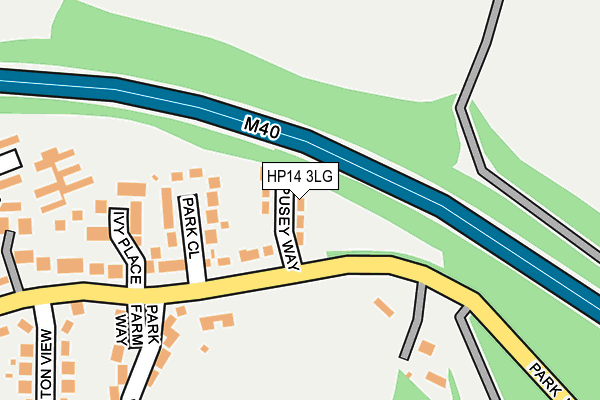 HP14 3LG map - OS OpenMap – Local (Ordnance Survey)