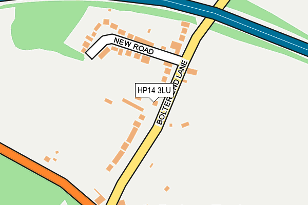 HP14 3LU map - OS OpenMap – Local (Ordnance Survey)