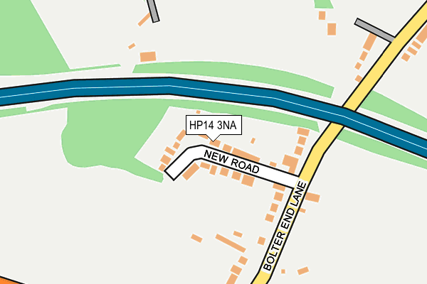 HP14 3NA map - OS OpenMap – Local (Ordnance Survey)