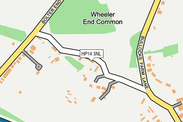 HP14 3NL map - OS OpenMap – Local (Ordnance Survey)